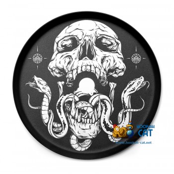 Блюдце для кальяна Alpha Hookah № 2 Череп - фото 1 Блюдце для кальяна Alpha Hookah № 2 Череп - фото 1
